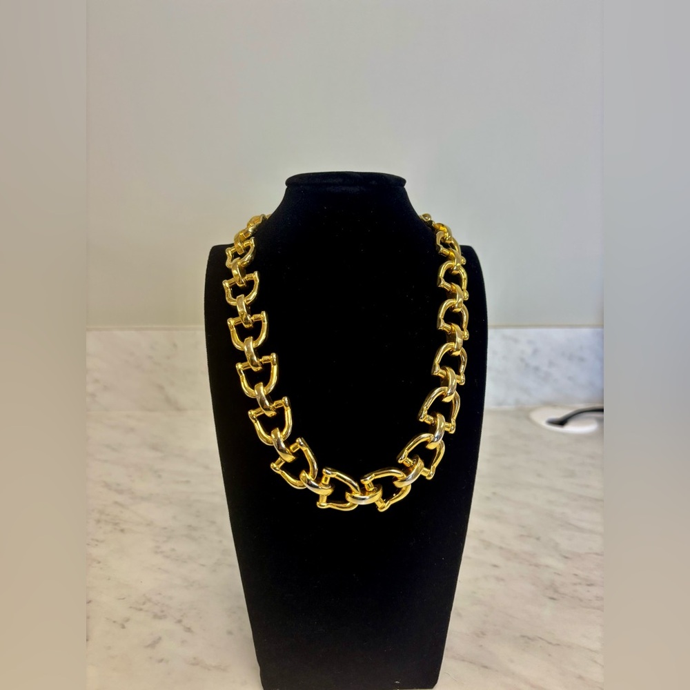 *LIKE NEW!* C. Wonder Gold Plated Horse Bit Necklace
